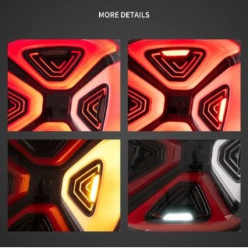 Πίσω φανάρια led SMART W453 (2015-2019) Fortwo / Forfour κόκκινα - σετ 2τμχ.
