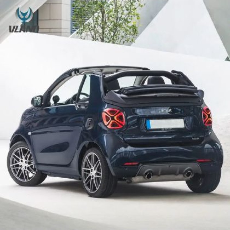 Πίσω φανάρια led SMART W453 (2015-2019) Fortwo / Forfour κόκκινα - σετ 2τμχ.
