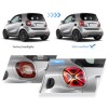 Πίσω φανάρια led SMART W453 (2015-2019) Fortwo / Forfour κόκκινα - σετ 2τμχ.