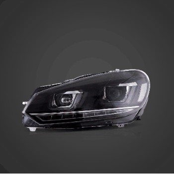 Φανάρια εμπρός Vw Golf 6 (2008-2014) led Demon Eyes design, μαύρα, χωρίς λάμπες (D2S) - σετ 2τμχ. Φανάρια εμπρός Vw Golf 6 (2008-2014) led Demon Eyes design, μαύρα, χωρίς λάμπες (D2S) - σετ 2τμχ.