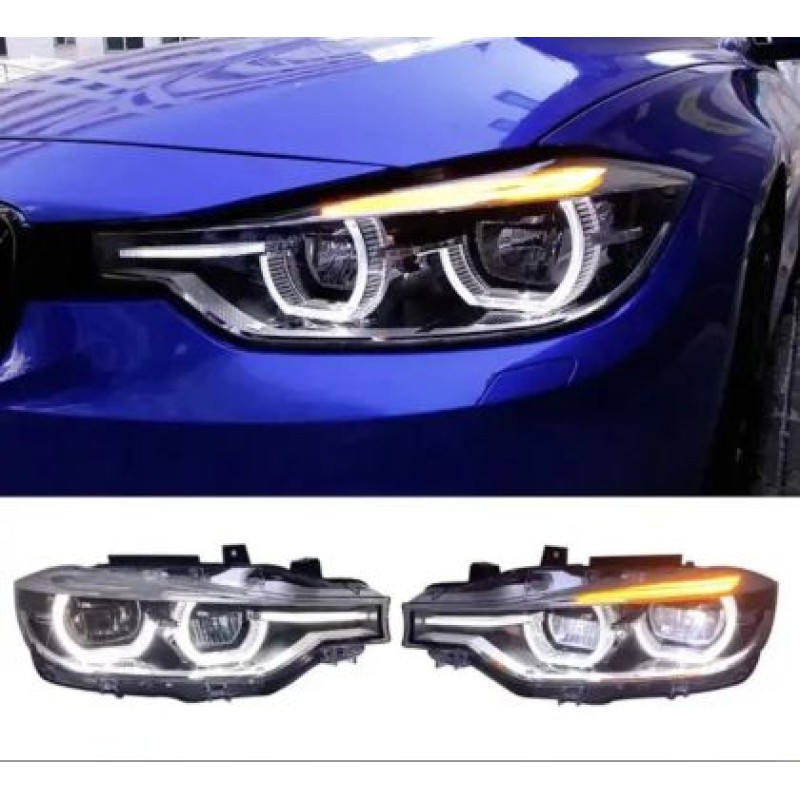 Φανάρια εμπρός led F30 (2011-2016) facelift design - σετ 2τμχ.