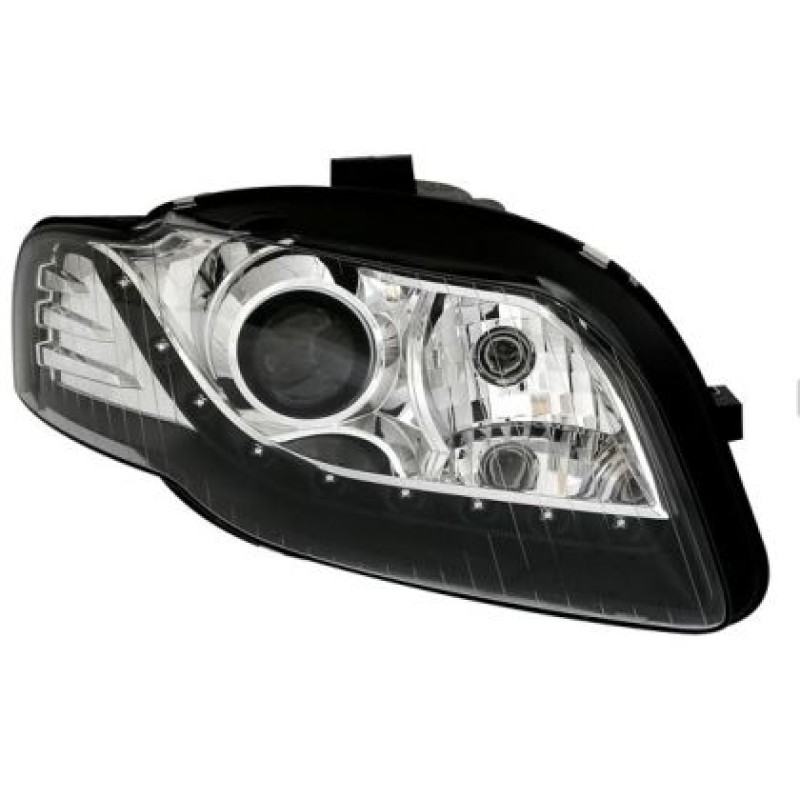 Φανάρια εμπρός led για Audi A4 B7 (2004-2008) - chrome για εργοστασιακά xenon , χωρίς λάμπες (Η7) - σετ 2τμχ. Φανάρια εμπρός led για Audi A4 B7 (2004-2008) - chrome για εργοστασιακά xenon , χωρίς λάμπες (Η7) - σετ 2τμχ.