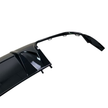 Diffuser Mercedes W204 C-Class (2007-2013) για C63 προφυλακτήρα AMG Style - μαύρο γυαλιστερό