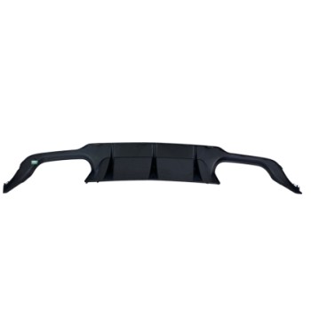 Diffuser Mercedes W204 C-Class (2007-2013) για C63 προφυλακτήρα AMG Style - μαύρο γυαλιστερό