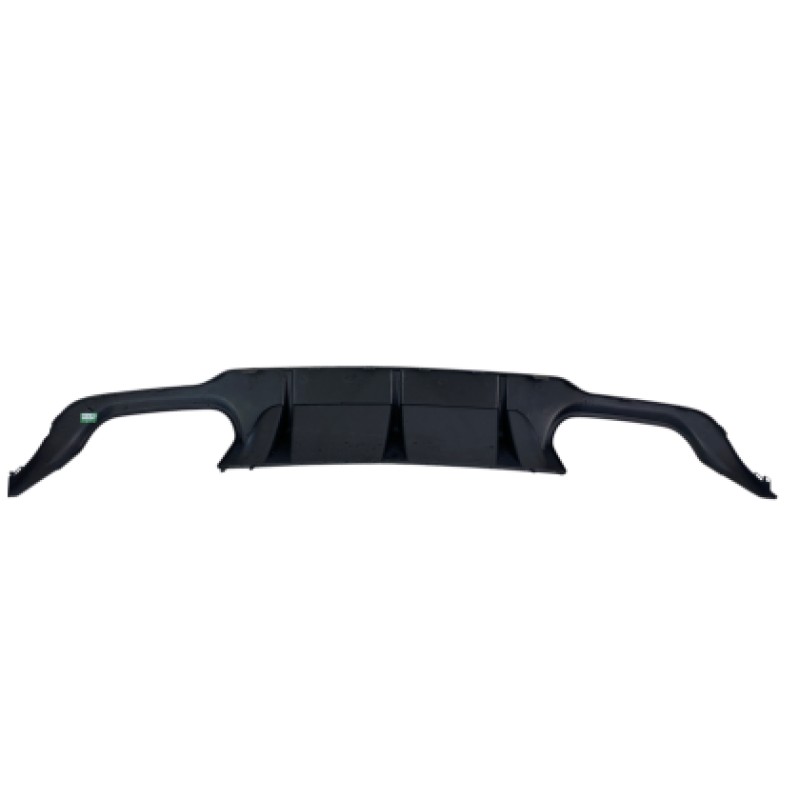 Diffuser Mercedes W204 C-Class (2007-2013) για C63 προφυλακτήρα AMG Style - μαύρο γυαλιστερό