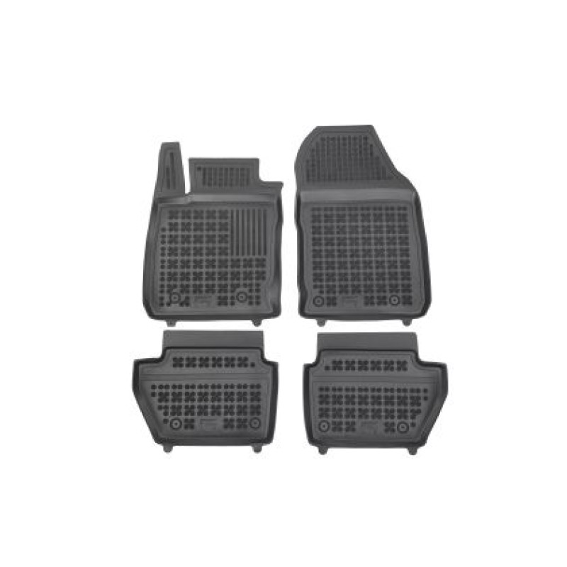 Λαστιχένια πατάκια Ford Ecosport (2018-2022) τύπου σκαφάκι - 4τμχ., Rezaw Plast