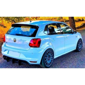 Diffuser προφυλακτήρα Vw Polo (2014-2018) GTI Blade - μαύρο γυαλιστερό