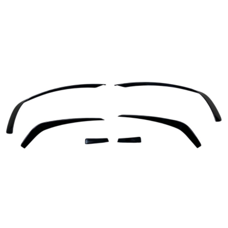 Spoiler εμπρός προφυλακτήρα Mercedes C-Class W204 (2007-2013) - μαύρο γυαλιστερό
