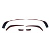 Spoiler εμπρός προφυλακτήρα Mercedes C-Class W204 (2007-2013) - μαύρο γυαλιστερό