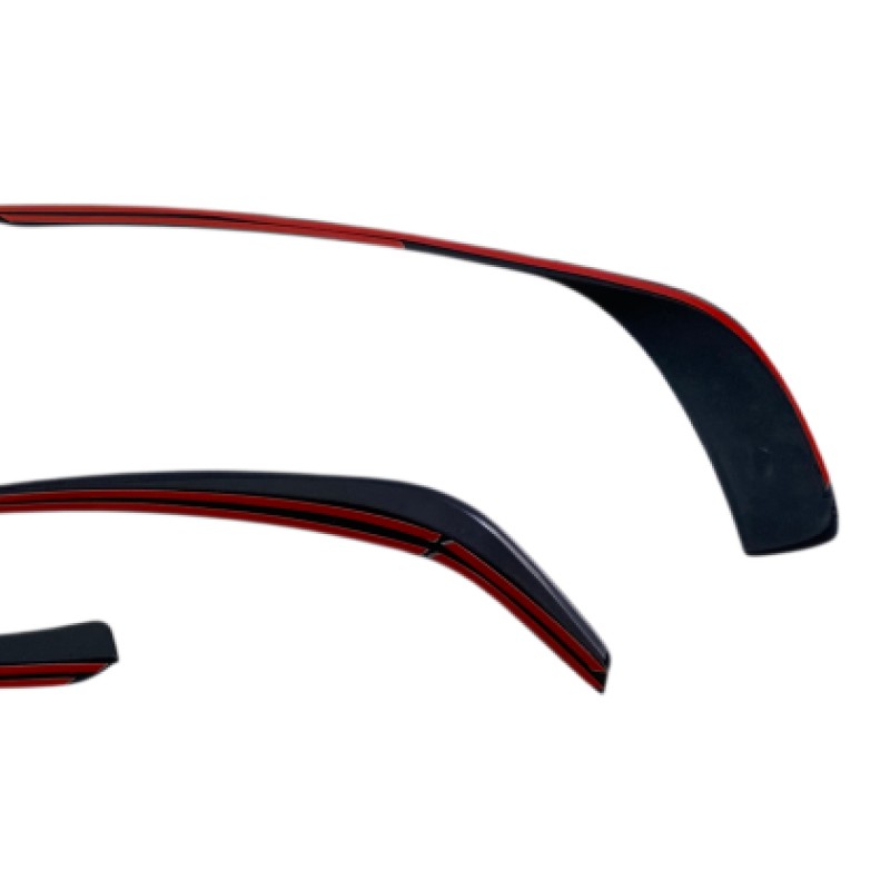 Spoiler εμπρός προφυλακτήρα Mercedes C-Class W204 (2007-2013) - μαύρο γυαλιστερό