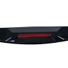 Αεροτομή οροφής universal 132.5cm με τρίτο στοπ και μήκος εγκατάστασης 80cm - μαύρη γυαλιστερή