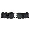 Φανάρια εμπρός BMW E36 (1991-1999) sedan / coupe, μαύρα με led angel eyes- σετ 2τμχ.