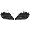 Φανάρια εμπρός BMW E46 sedan (1998-2001) - μαύρα με led angel eyes, χωρίς λάμπες (Η7) - σετ 2τμχ.
