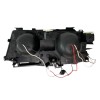 Φανάρια εμπρός BMW E46 sedan (1998-2001) - μαύρα με led angel eyes, χωρίς λάμπες (Η7) - σετ 2τμχ.
