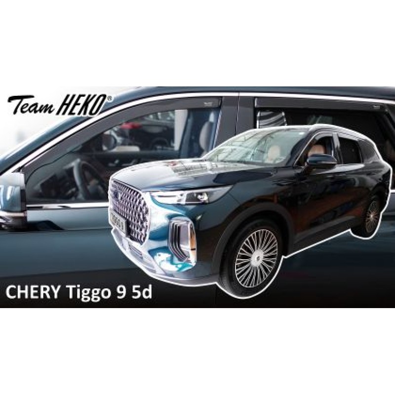 Ανεμοθραύστες Chery Tiggo 9 (2023+) - 4τμχ. εμπρός και πίσω, Heko