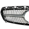Μάσκα Mercedes W176 A-Class (2013-2015) - Diamond design, μάυρη με πλαίσιο χρωμίου