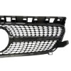 Μάσκα Mercedes W176 A-Class (2013-2015) - Diamond design, μάυρη με πλαίσιο χρωμίου