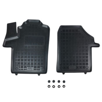 Λαστιχένια πατάκια Mercedes Vito / e-Vito W447 Van (2024+) with an extra material on the driver side τύπου σκαφάκι - 4τμχ., Rezaw Plast