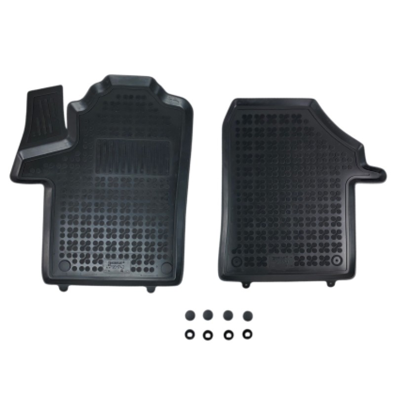 Λαστιχένια πατάκια Mercedes Vito / e-Vito W447 Van (2024+) with an extra material on the driver side τύπου σκαφάκι - 4τμχ., Rezaw Plast