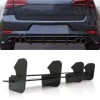 Diffuser προφυλακτήρα Vw Golf 7.5 Blade - μαύρο γυαλιστερό