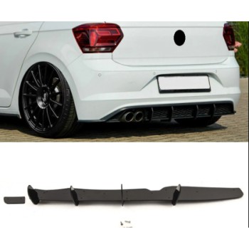 Diffuser προφυλακτήρα Vw Polo (2019+) GTI Blade - μαύρο γυαλιστερό