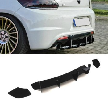 Diffuser προφυλακτήρα Vw Scirocco (2008-2014) Blade - μαύρο γυαλιστερό