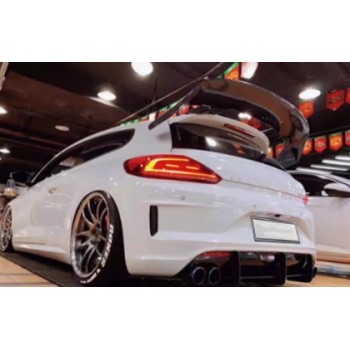 Diffuser προφυλακτήρα Vw Scirocco (2010-2014) Blade - μαύρο γυαλιστερό