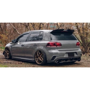 Αεροτομή οροφής Vw Golf 6 GTI / R20 AK Style - μαύρη γυαλιστερή