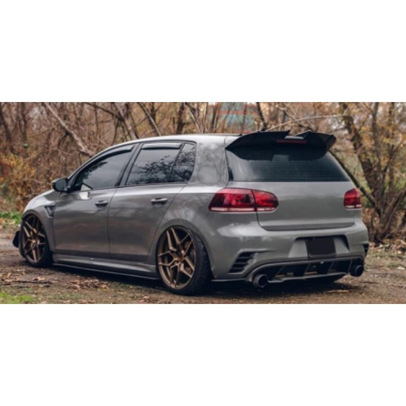 Αεροτομή οροφής Vw Golf 6 GTI / R20 AK Style - μαύρη γυαλιστερή