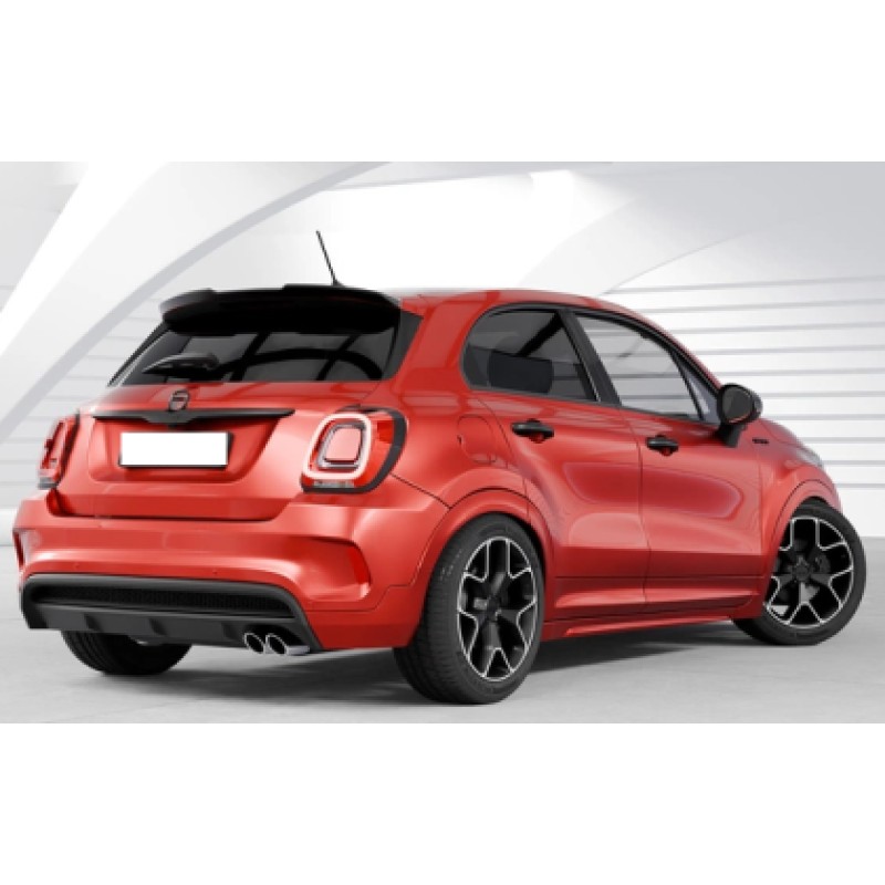 Αεροτομή οροφής Fiat 500X (2014+) - μαύρη γυαλιστερή