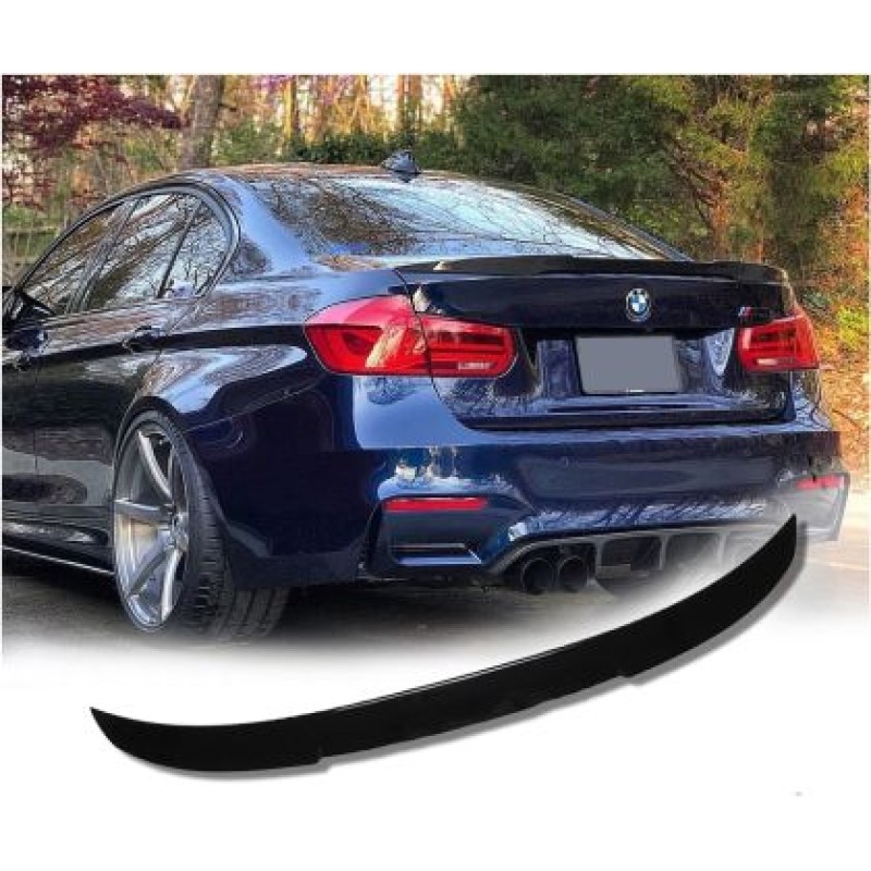 Αεροτομή πορτ-μπαγκάζ BMW F30 (2011-2018) M4 Style - μαύρη γυαλιστερή