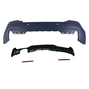 Πίσω προφυλακτήρας BMW F32 / F36 με μονό diffuser - M pack design με ανοίγματα parktronic
