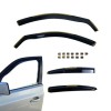 Ανεμοθραύστες Ford Kuga / Vignale / Escape (2012-2019) - 4τμχ. εμπρός και πίσω - μαύρο χρώμα