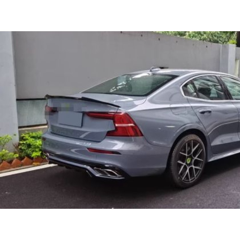 Αεροτομή πορτ-μπαγκάζ Volvo S60 (2019-2022) - μαύρη γυαλιστερή