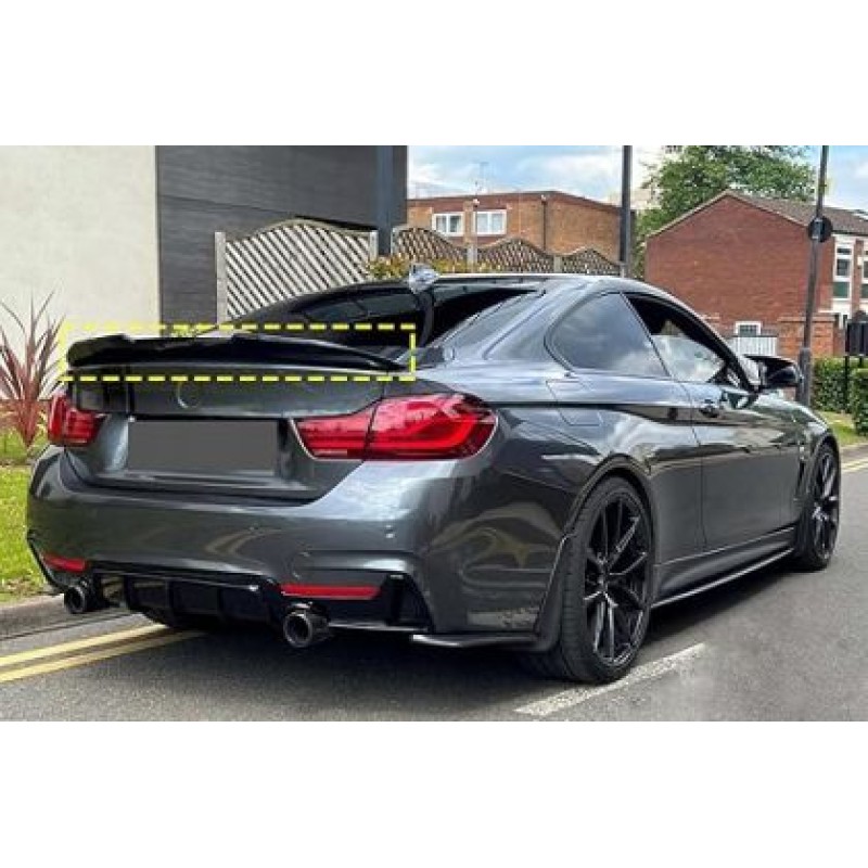 Αεροτομή οροφής BMW F32 (2014-2020) - μαύρη γυαλιστερή