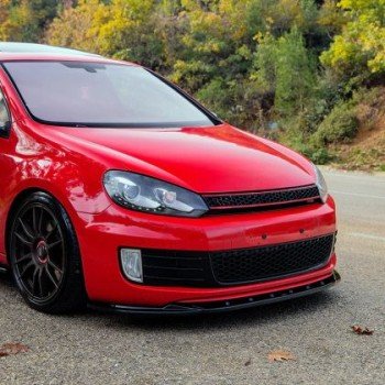 Spoiler προφυλακτήρα Vw Golf 6 GTI - μαύρο γυαλιστερό Spoiler προφυλακτήρα Vw Golf 6 GTI - μαύρο γυαλιστερό