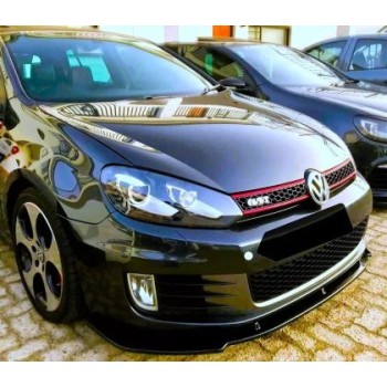 Spoiler εμπρός προφυλακτήρα για Volkswagen Golf 6 - μαύρο γυαλιστερό Spoiler εμπρός προφυλακτήρα για Volkswagen Golf 6 - μαύρο γυαλιστερό