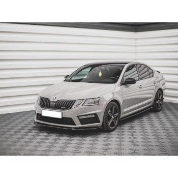 Spoiler προφυλακτήρα Skoda Octavia (2017+) - μαύρο γυαλιστερό