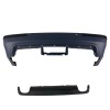 Πίσω προφυλακτήρας BMW E39 sedan με διπλό diffuser - M5 design με ανοίγματα parktronic