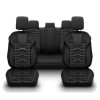 3D Δερμάτινα καλύμματα καθισμάτων Streetech Sport SP11 - μαύρο χρώμα