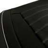 3D Δερμάτινα καλύμματα καθισμάτων Streetech Palermo - μαύρο χρώμα με γκρι ραφές