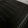 3D Δερμάτινα καλύμματα καθισμάτων Streetech Palermo - μαύρο χρώμα με γκρι ραφές