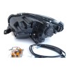 Φανάρια εμπρός Mercedes ML W166 (2011-2016) led , μαύρα , με λάμπες (Η9) - σετ 2τμχ.