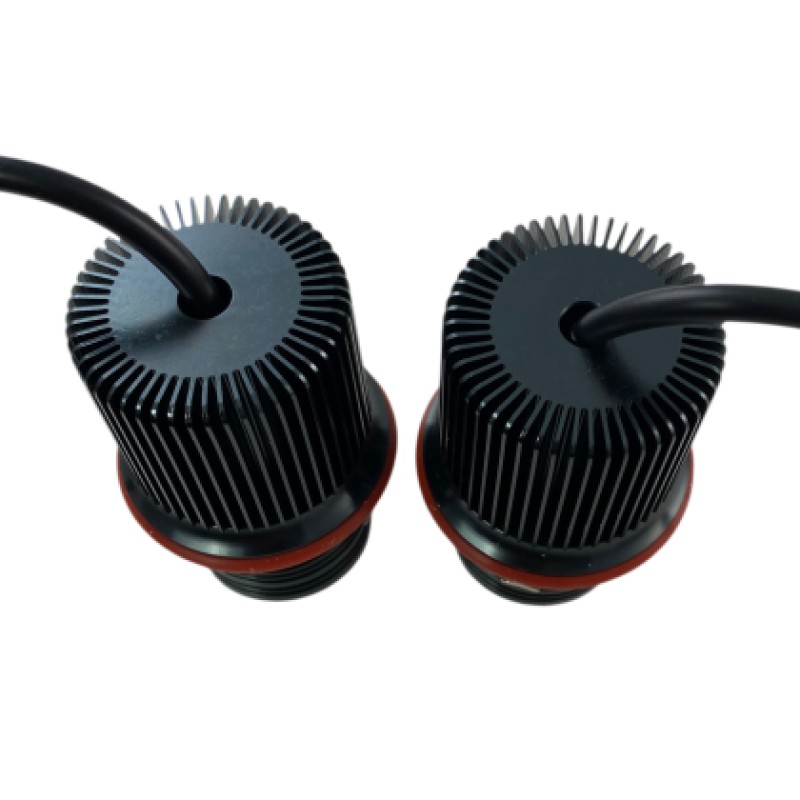 Angel eyes BMW E39 / E60 / E53 X5 / E65 / E87 / E63 160W led - λευκό χρώμα, 7000 lumen - 2τμχ.