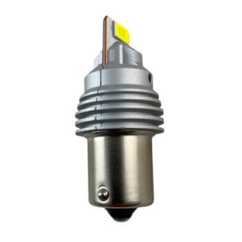 Led λάμπα τύπου BA15S με 2 εξαπύρηνα SMD led και CSP chipset - λευκή - 1τμχ.