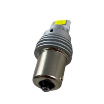 Led λάμπα τύπου BA15S με 2 εξαπύρηνα SMD led και CSP chipset - λευκή - 1τμχ.