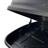 Μπαγκαζιέρα οροφής Junior FL 125x90x34cm με μονόπλευρο άνοιγμα και κλειδί, 320 λίτρα - μαύρη