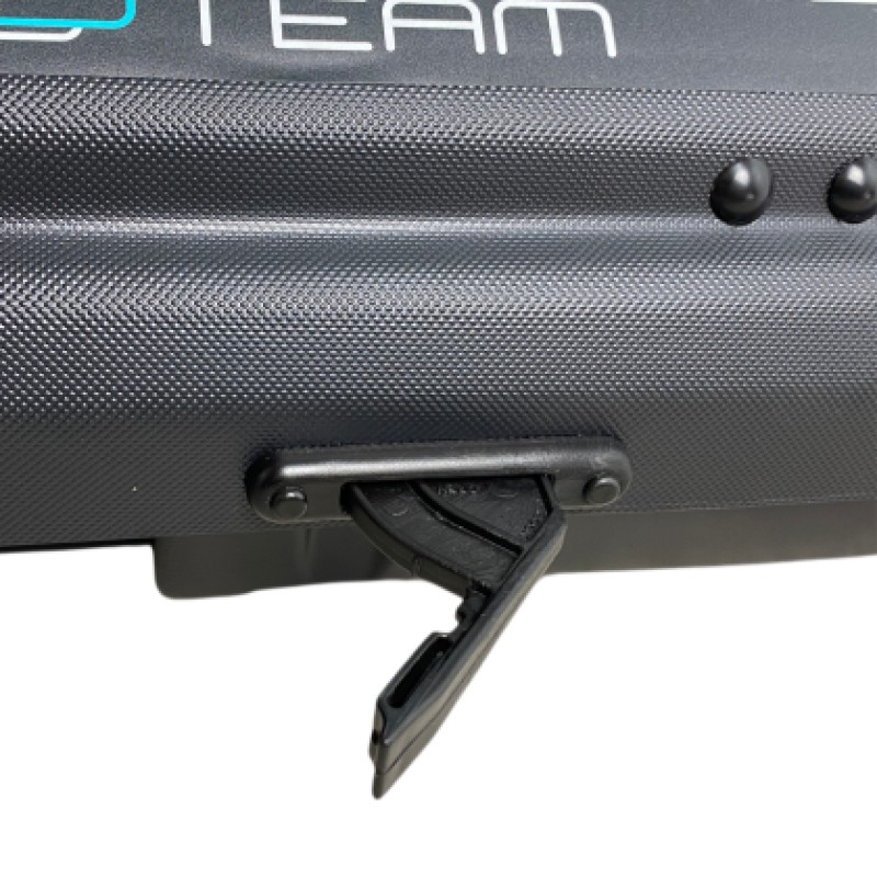 Μπαγκαζιέρα οροφής Junior FL 125x90x34cm με μονόπλευρο άνοιγμα και κλειδί, 320 λίτρα - μαύρη