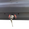 Μπαγκαζιέρα οροφής Junior FL 125x90x34cm με μονόπλευρο άνοιγμα και κλειδί, 320 λίτρα - μαύρη