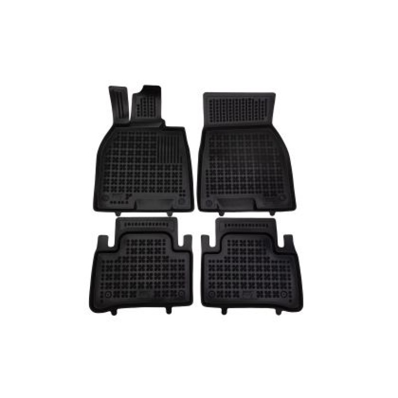 Λαστιχένια πατάκια Mercedes EQE V295 (2022+) electric, (4x2) RWD, (4x4) AWD τύπου σκαφάκι - 4τμχ., Rezaw Plast